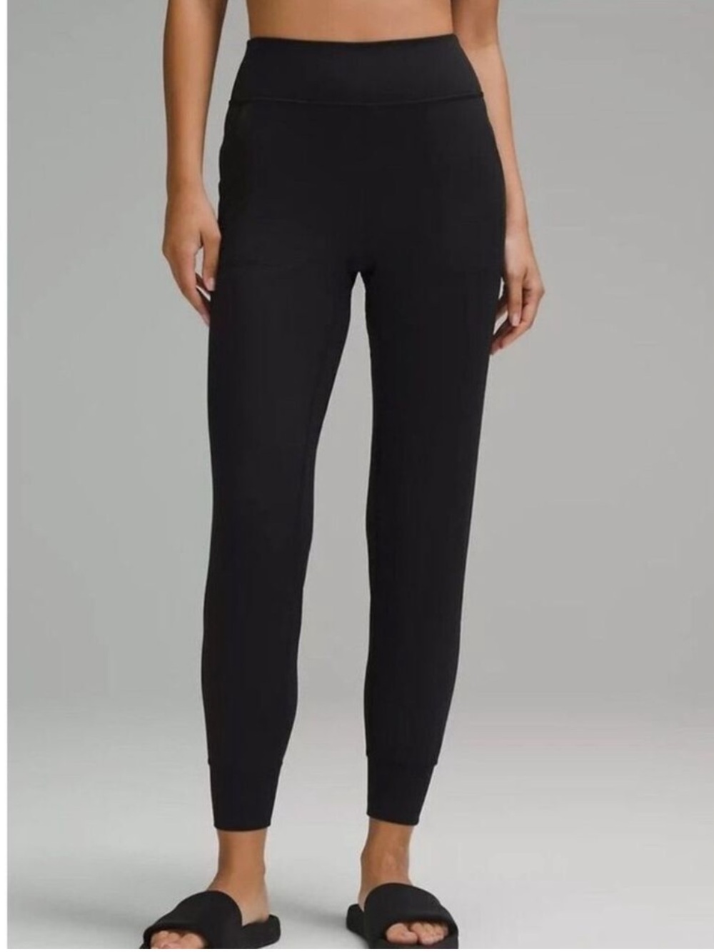 Lululemon Athletica Black High-Waist Stretch Joggers